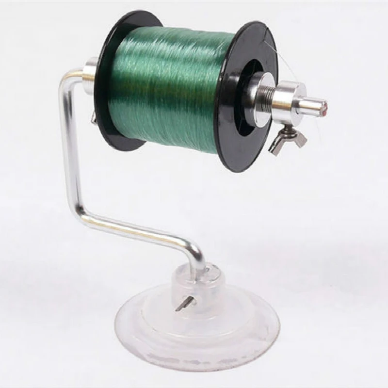 Portable Aluminum Fishing Line Winder Reel Spool Spooler System Tackle Tool Suction Cup Sea Carp Accessories | Спорт и развлечения