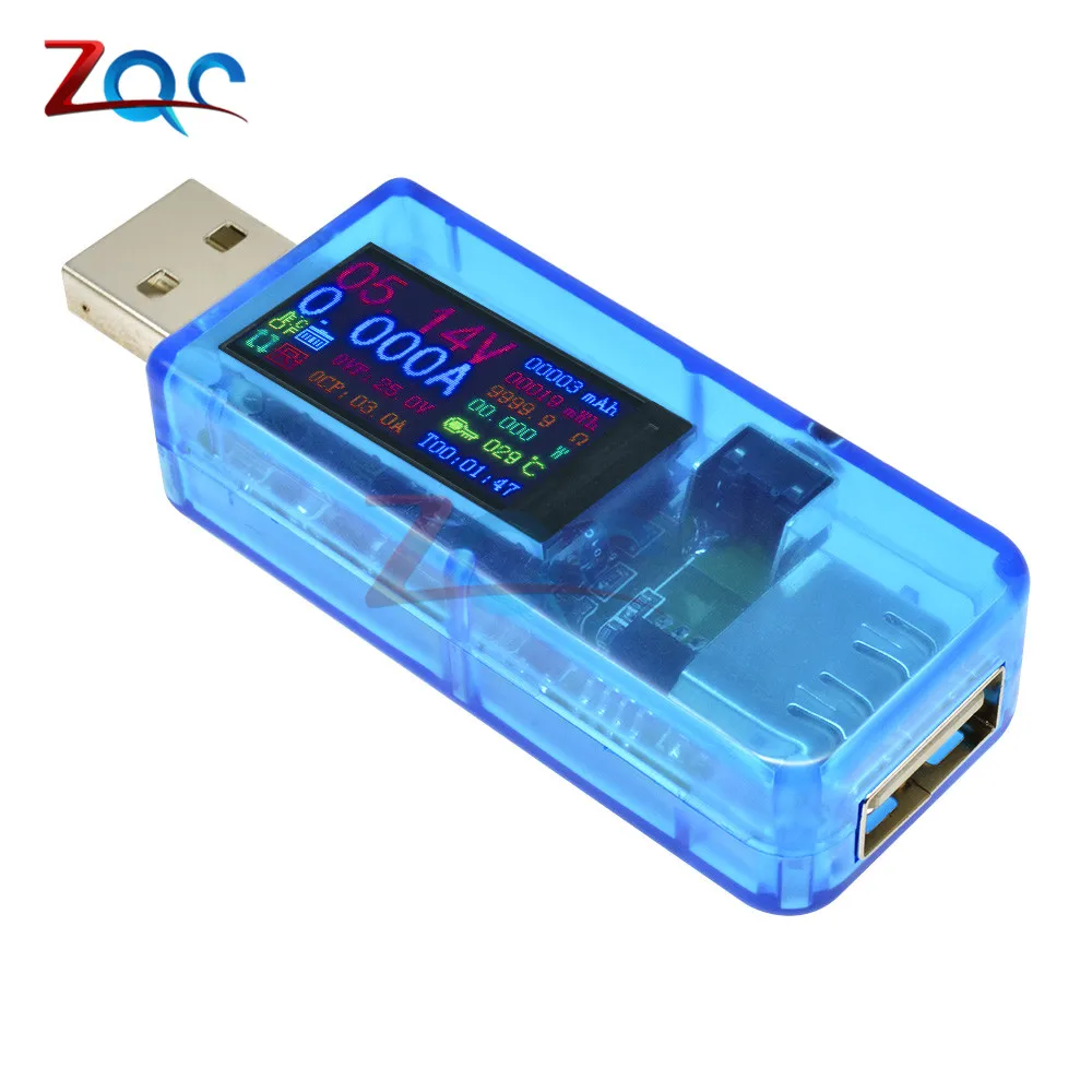 14/24 в 1 QC3.0 2,0 USB тестер постоянного тока цифровой вольтметр измеритель тока Амперметр детектор монитор Индикатор питания зарядное устройство