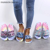 slippers women casual thick bottomed fish mouth flat bottomed camouflage round headed beach sandals and slippers fashion shoes