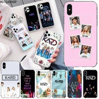 kard kpop phone case for iphone 12 pro max mini 11 pro xs max 8 7 6 6s plus x 5s se 2020 xr cover