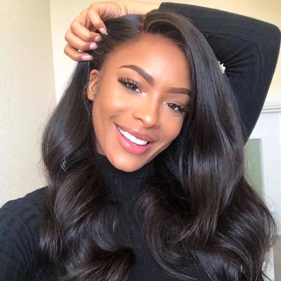 

Body Wave Lace Front Wig HD 13X4 Lace Front Wig Brazilian Human Hair Wig For Women 180 Density Body Wave Lace Frontal Wig Ramy
