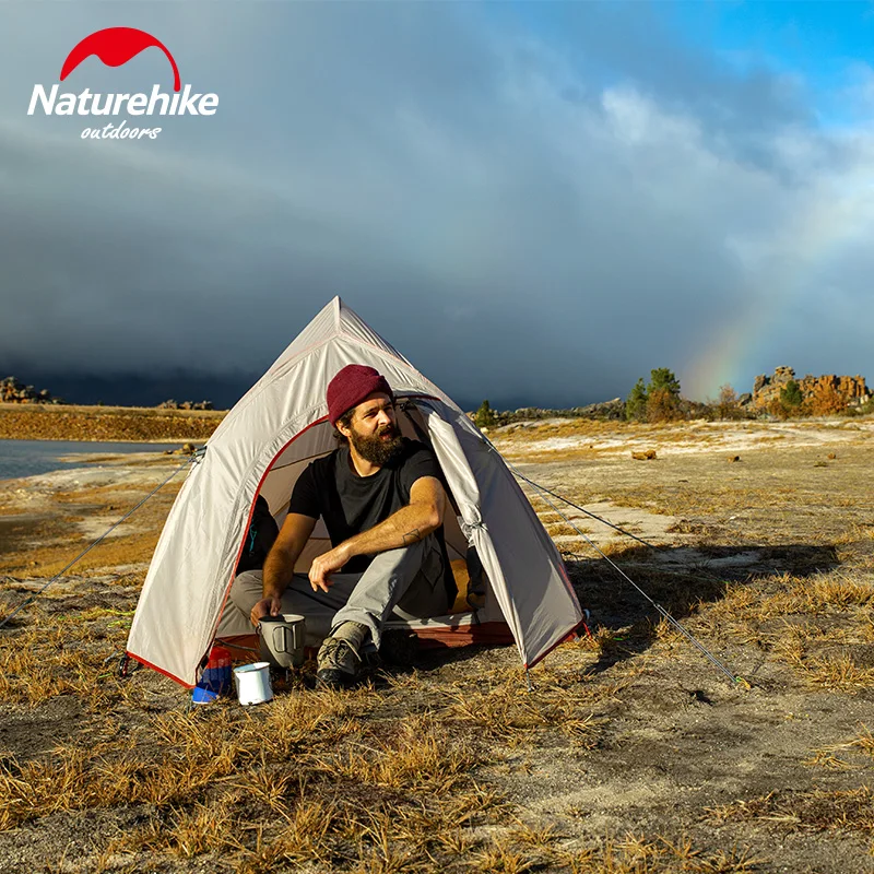 Naturehike Cloud Up1 2 3 человека Сверхлегкая палатка для кемпинга 20D нейлоновая альпинизма