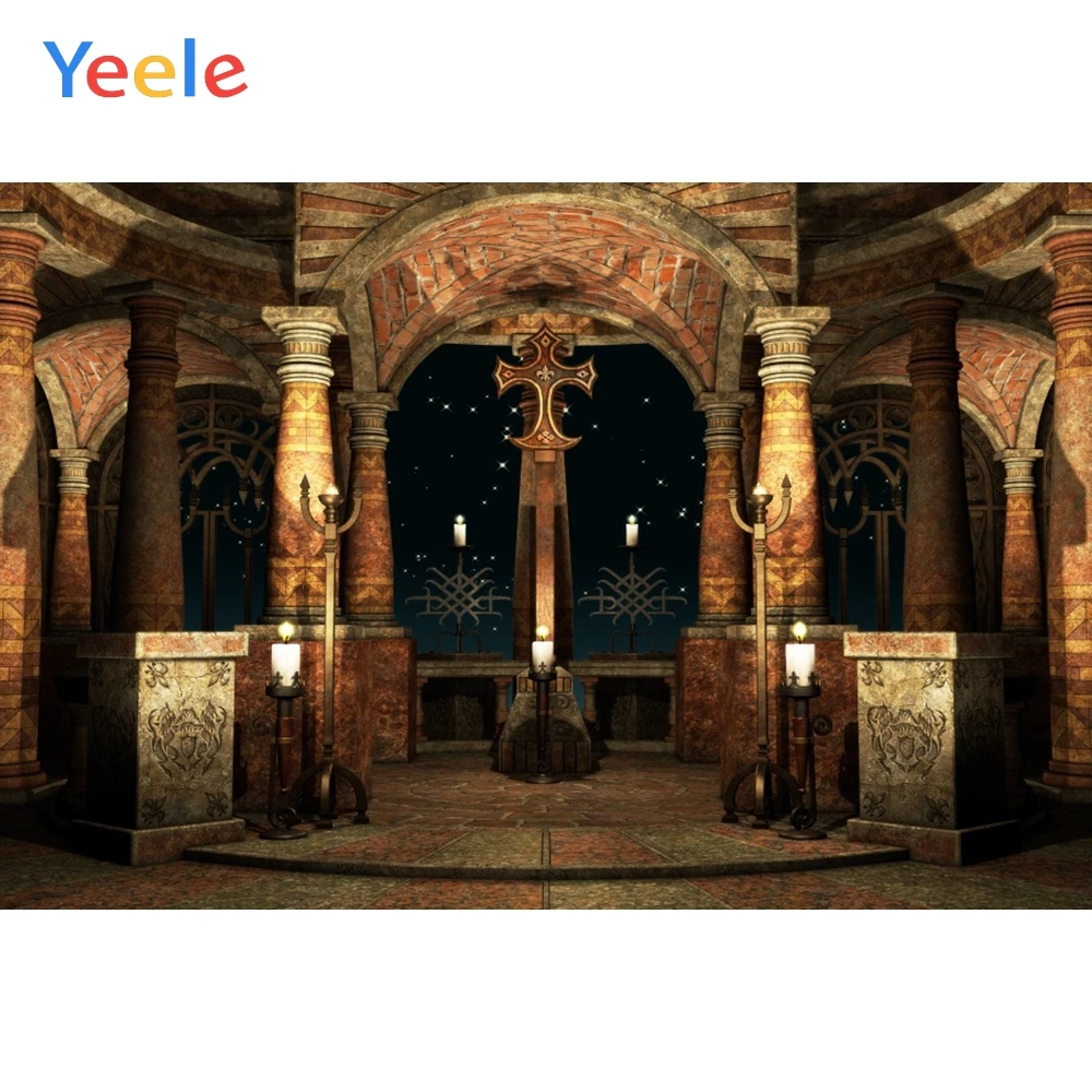 Yeele Ислам Мусульманские арки церковный зал фотографии фонов виниловые здания