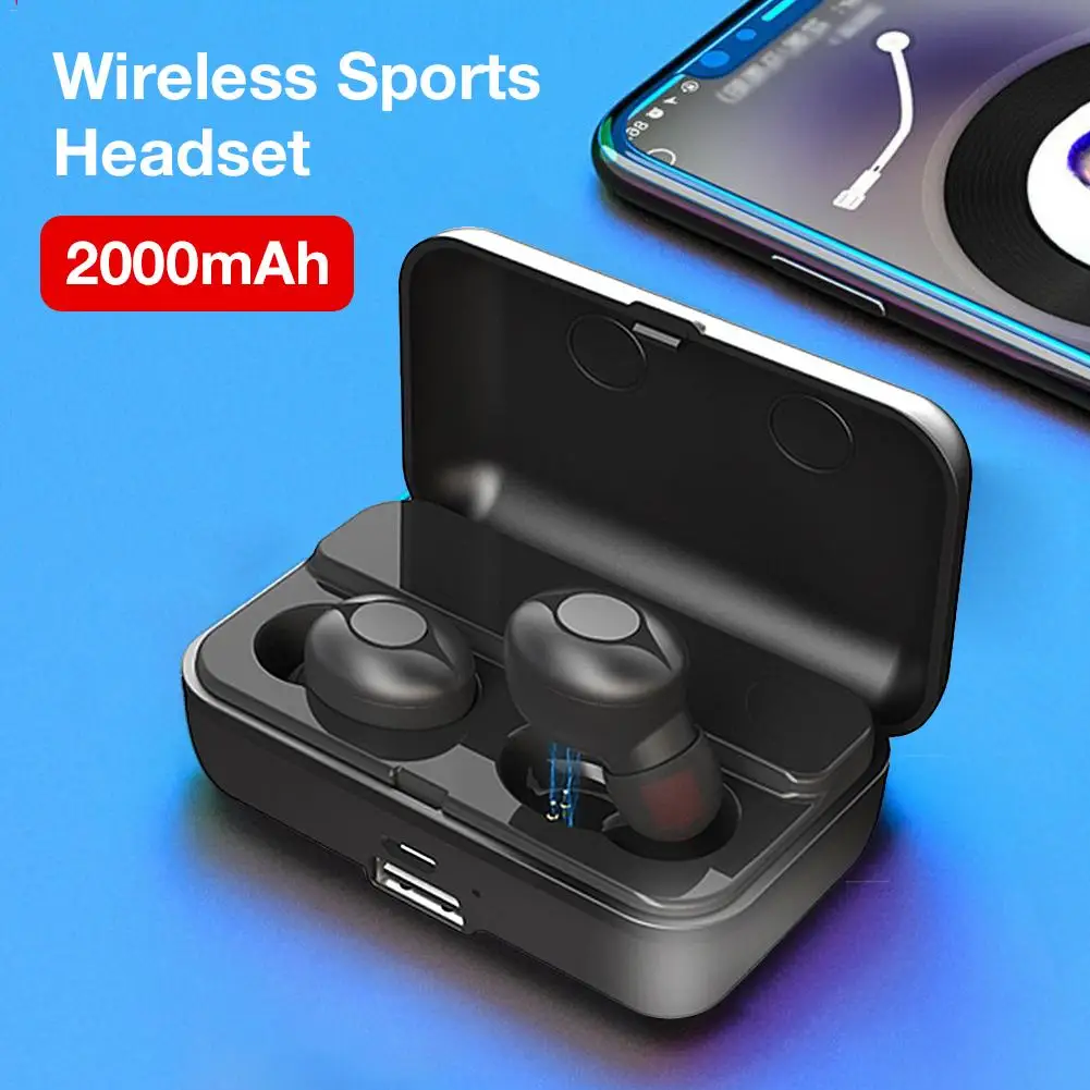 TWS бинауральные гарнитуры Bluetooth 5 0 гарнитура F9 True Беспроводной спортивные