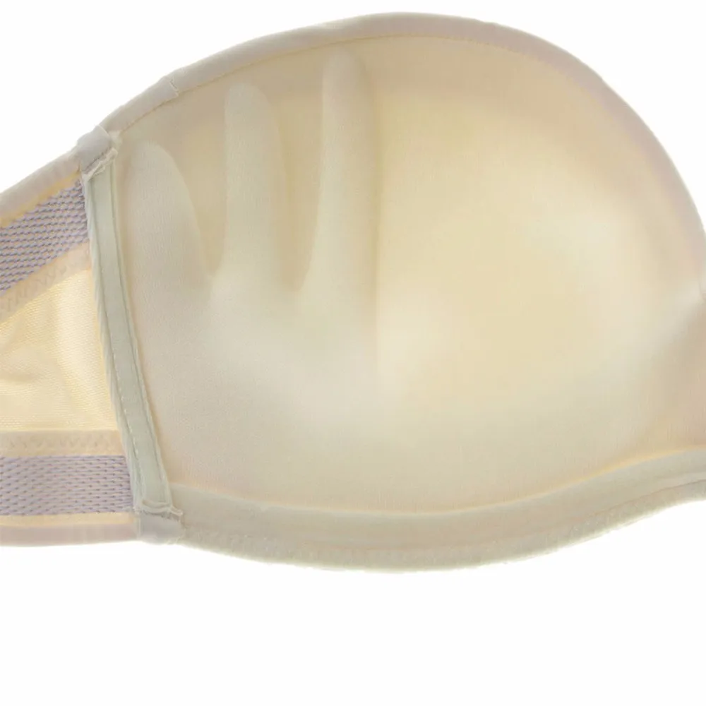 Прямая поставка Женский Противоскользящий бюстгальтер без бретелек в форме