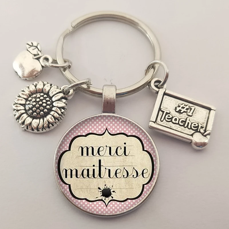 Новый подарок на День учителя брелок ювелирные изделия благодарность учителю