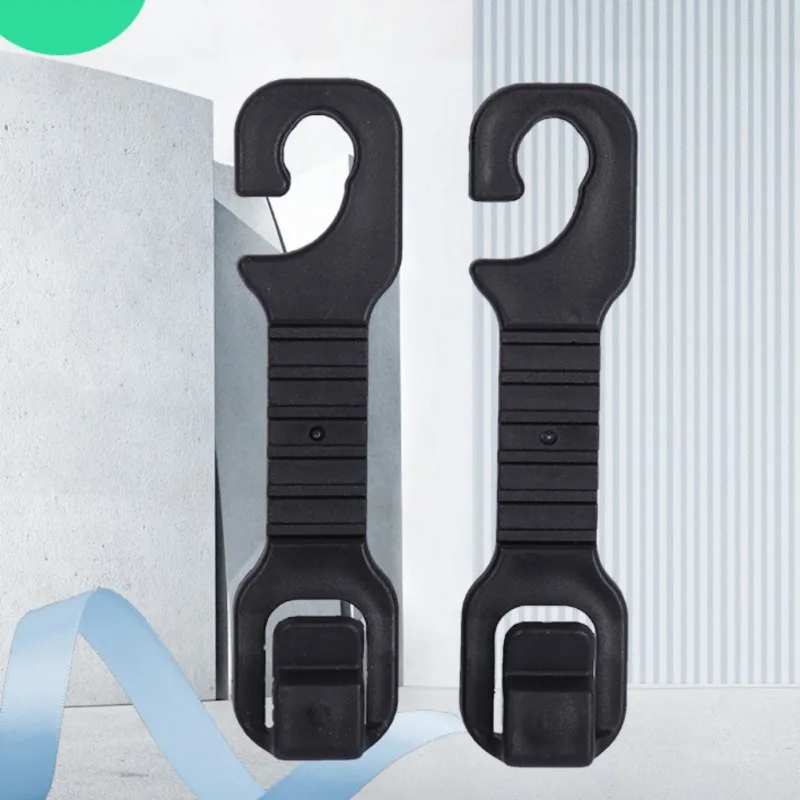 

A Pair Of Car Seat Back Seat Hooks Car Headrest Fixing Hooks Used For Car Garbage Bags Grocery Bags Handbags