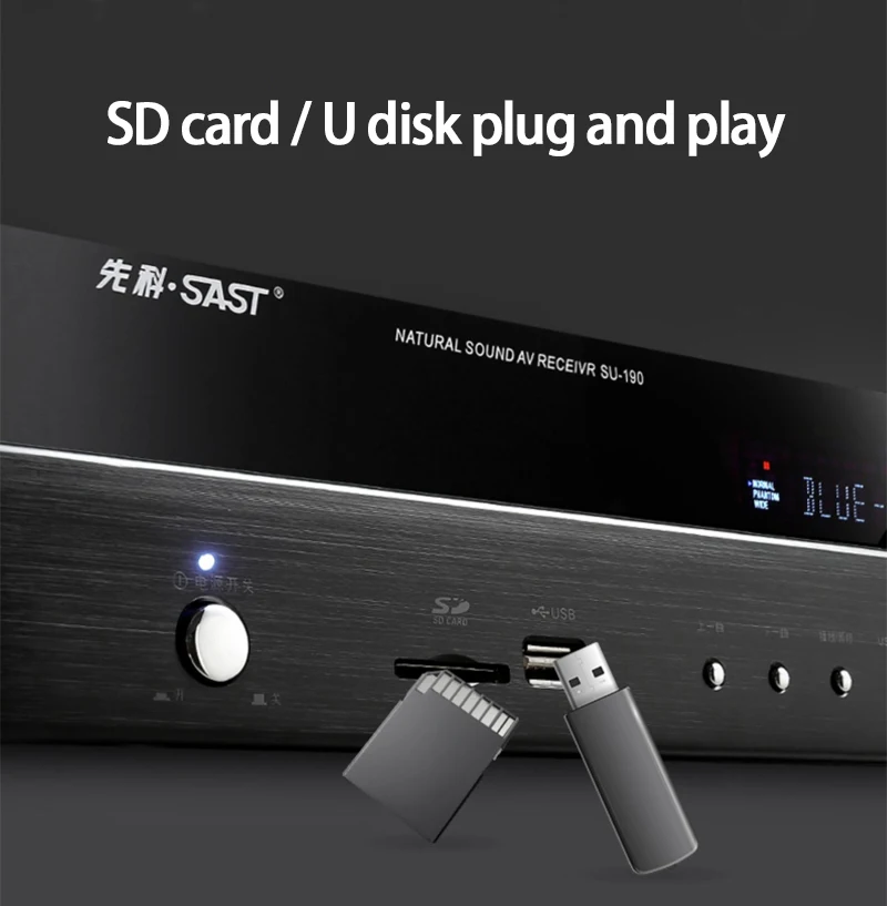 Мощный сабвуфер KYYSLB 500/650 Вт 8 16 Ом 220 в 5 1 Hi Fi Bluetooth усилитель сценическое аудио
