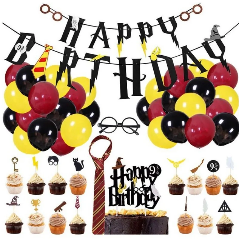 Галстук очки баннер флаг украшение подвесная бумажная тарелка для чашек горшки