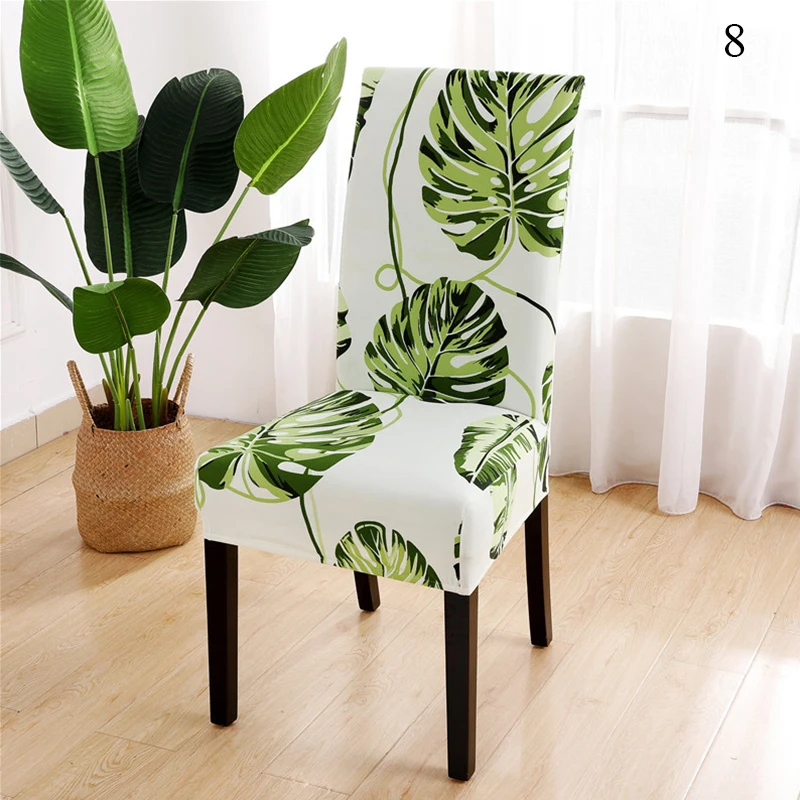 

Washable Geometry Chair Covers Stretch Seat Cover Dust-Proof Seat Wear Removable Seat Case Furniture Protector Home Suppies