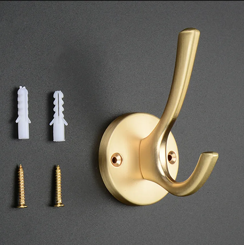 Современный простой модный крючок для украшения стен ванной комнаты из матового