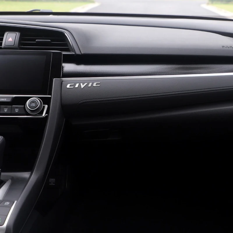 3D автомобильный Стайлинг светоотражающая эмблема CIVIC значок из алюминиевого