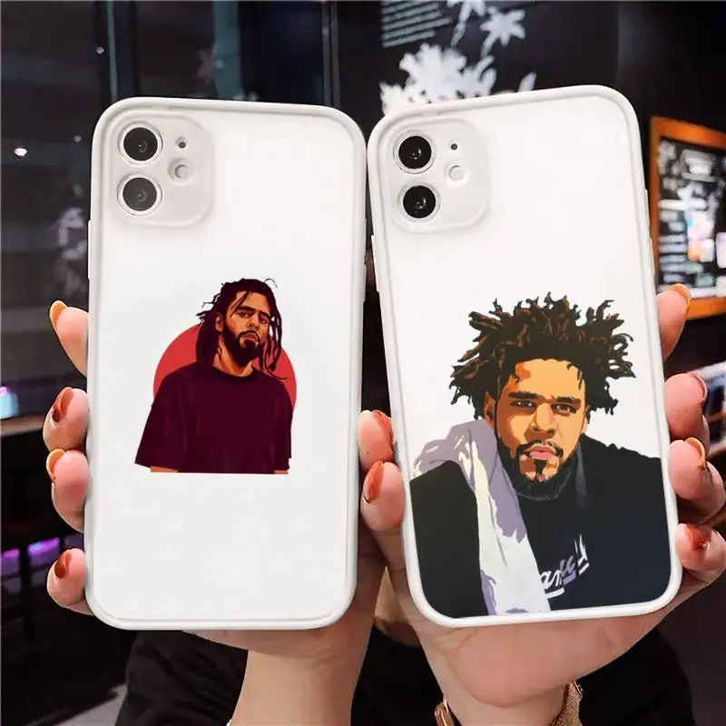

Y61 Rapper J. Cole Phone Case Matte Transparent for iPhone 7 8 11 12 s mini pro X XS XR MAX Plus cover funda