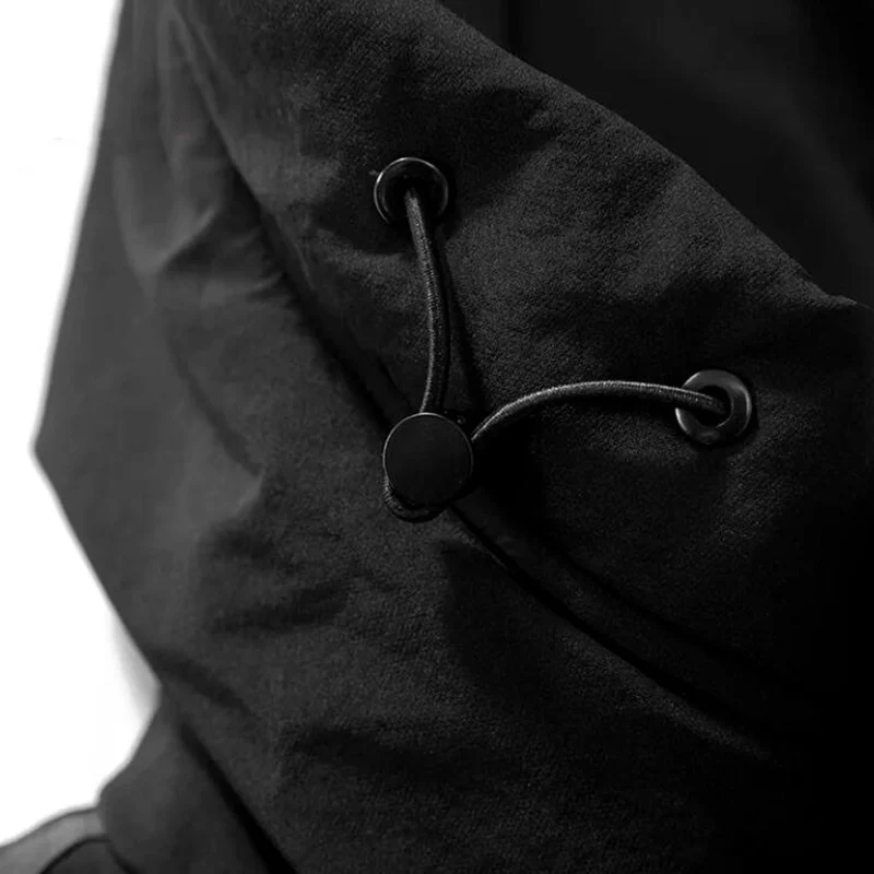 90% padded winter coat men's coat loose warm hooded thick bread cotton clothing trend ins youth parka warm windbreaker men