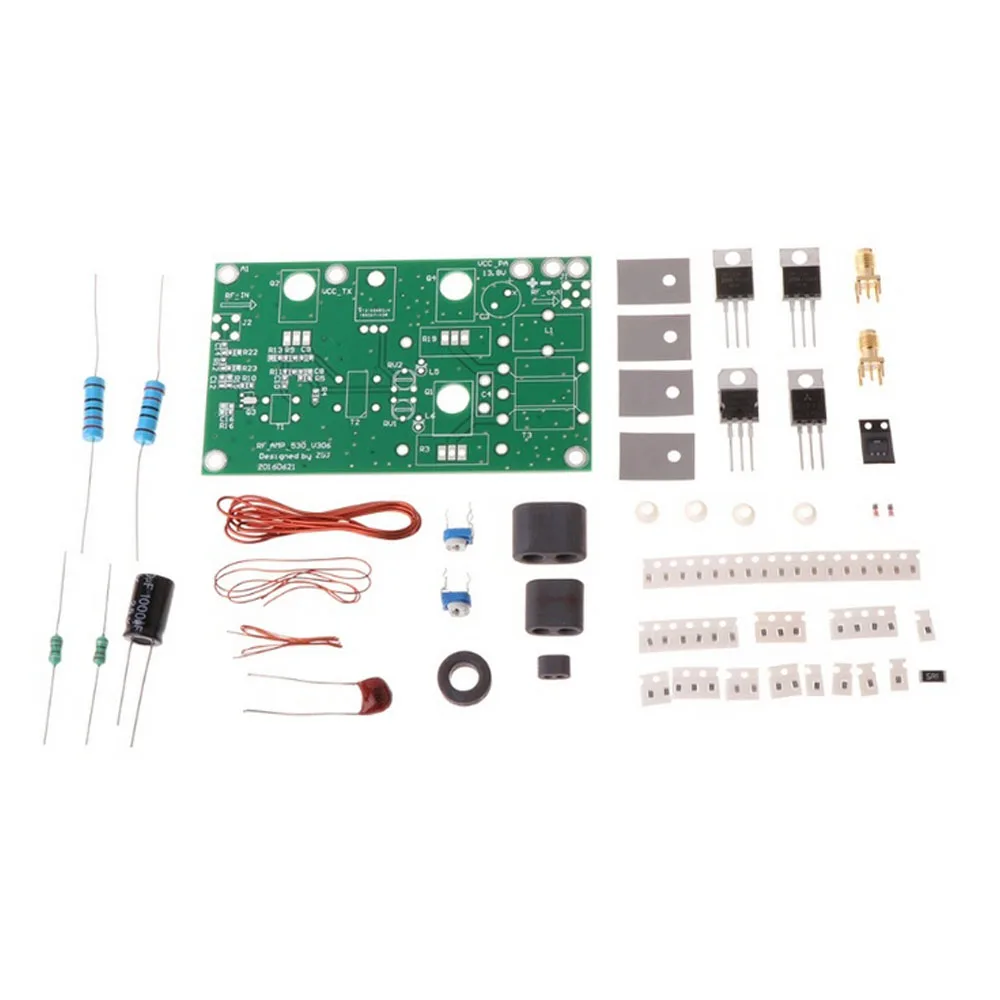 

DC 13.8V 10A 45W SSB AM Linear Power Amplifier CW FM HF Radio Transceiver Shortwave Module Board DIY Kit