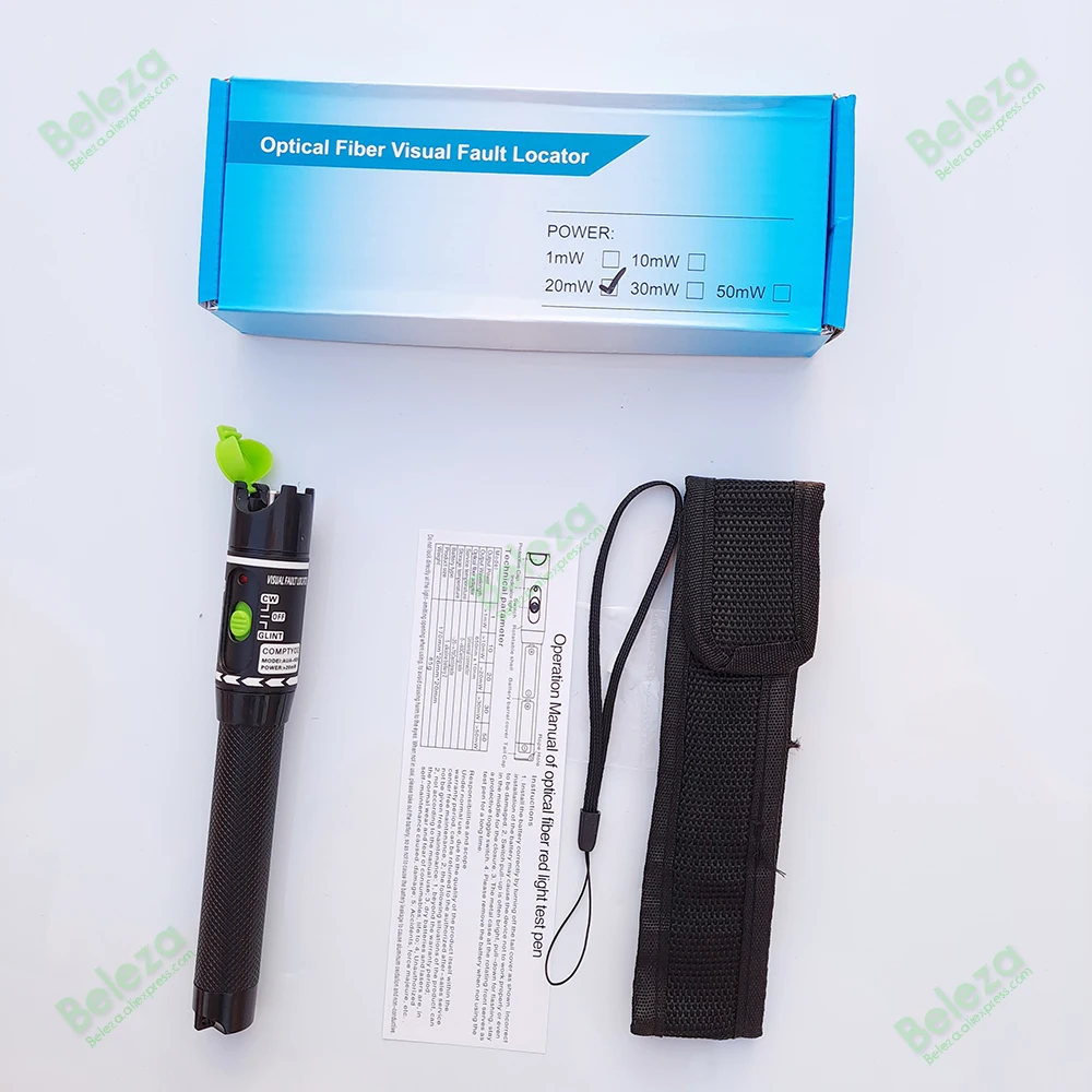 Высококачественная гарантия 20 МВт VFL визуальный детектор неисправности