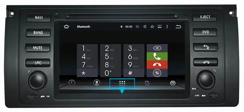 Ouchuangbo android 10 автомобильная аудиосистема GPS-навигация Радио для X5 M5 E39 E53 с