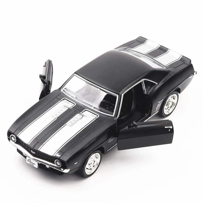 

HOBEKARS RMZ 1:36 Diecast Model Toy Car Camaro 1969 SS Simulation Metal Alloy Muscle Car Toys Vehicles For Children Kids Gifts