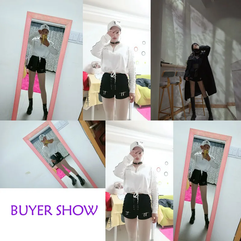 Шорты женские джинсовые с завышенной талией пикантная уличная одежда в