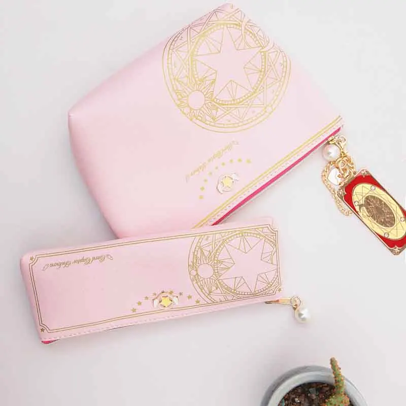 Прозрачный чехол-кошелек для карт и карандашей |