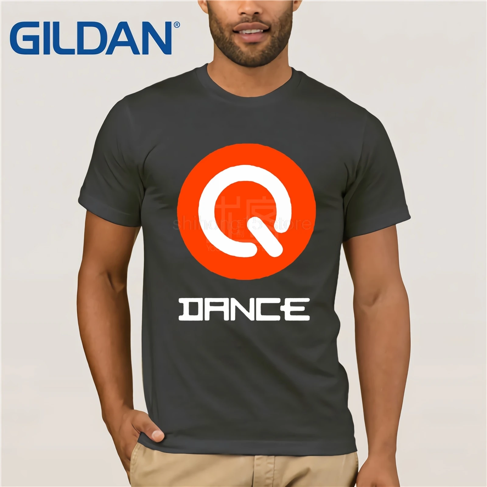 LEQEMAO Мужская футболка Q DANCE ARMIN VAN BUUREN DJ Trance Music Logo Забавные футболки хлопковые топы |