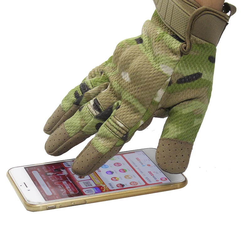 

Touch Screen Tactical Gloves Men Military Full Finger Gloves Army Sport Cycling Climbing Camo Hiking Hunting Anti-skid Gloves