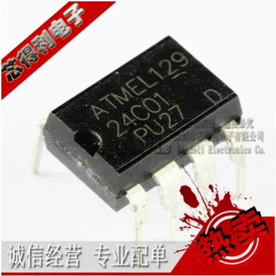 10 шт./лот совершенно новый At24c01 24c01an 24c01bn 24c01 Dip-8 Этан последовательного порта