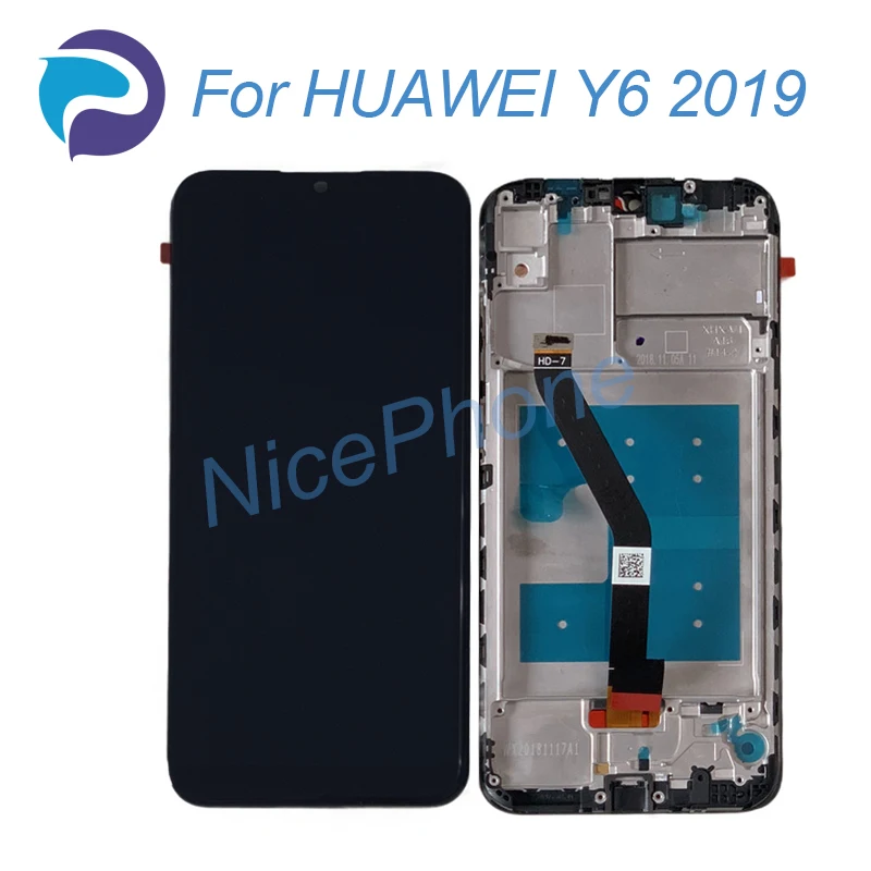 Для HUAWEI Y6 премьер 2019 ЖК экран + сенсорная панель (диджитайзер) дисплей 1560*720 MRD LX1/1F/1N