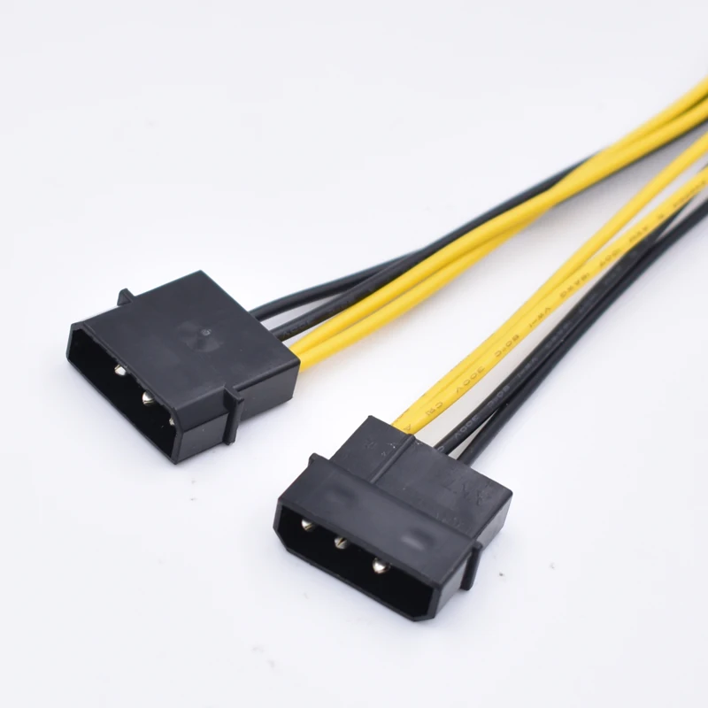 10 шт./лот см Высококачественный 18awg IDE 4 контактный для процессора 8 Удлинительный