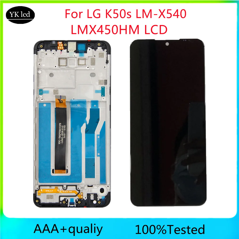 

For LG K50S LCD Screen Display with Touch Digitizer Assembly LM-X540 LMX-540HM