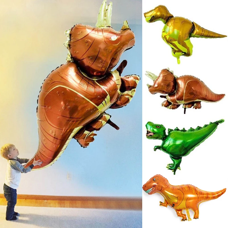 1 шт. динозавр Фольга шар для мальчиков воздушные шарики в виде животных детей