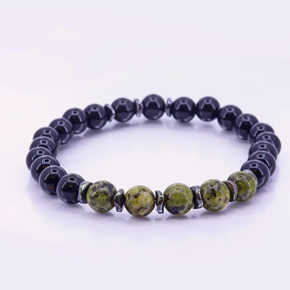 

Fratelli High Quality for Women Men Elastic Energy Pulsera New Fashion Natural Stone Bracelets Beads Bracelets Homme Jewelry