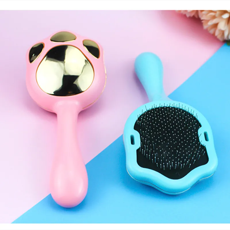 

Cat Comb Brush Needle Pets Hair Brush Puppy Dogs Hair Remover Small Medium Pet Beauty Grooming Tool Bent Steel Needle Plastic