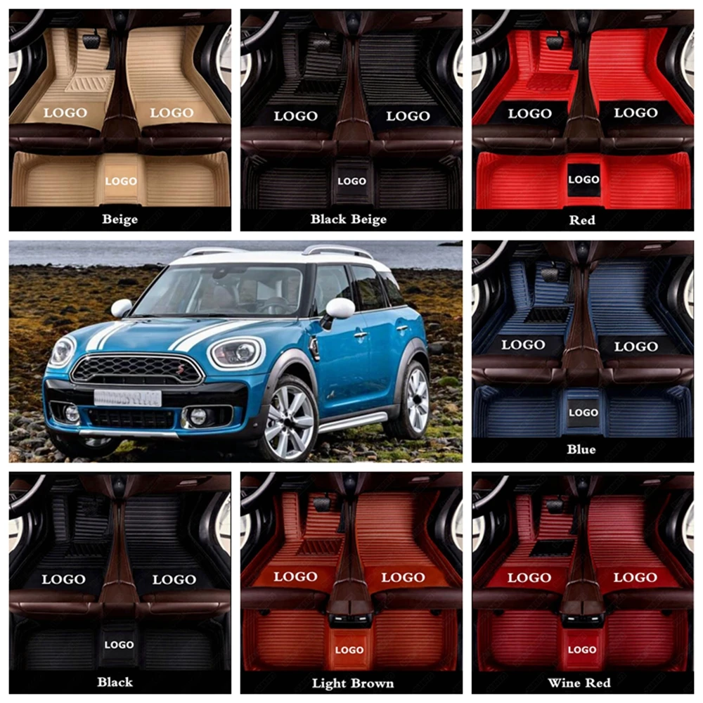 Индивидуальные автомобильные коврики для мини R50 F57 F60 R53 ONE Cooper плюс Countryman R57 R58 R60 R56