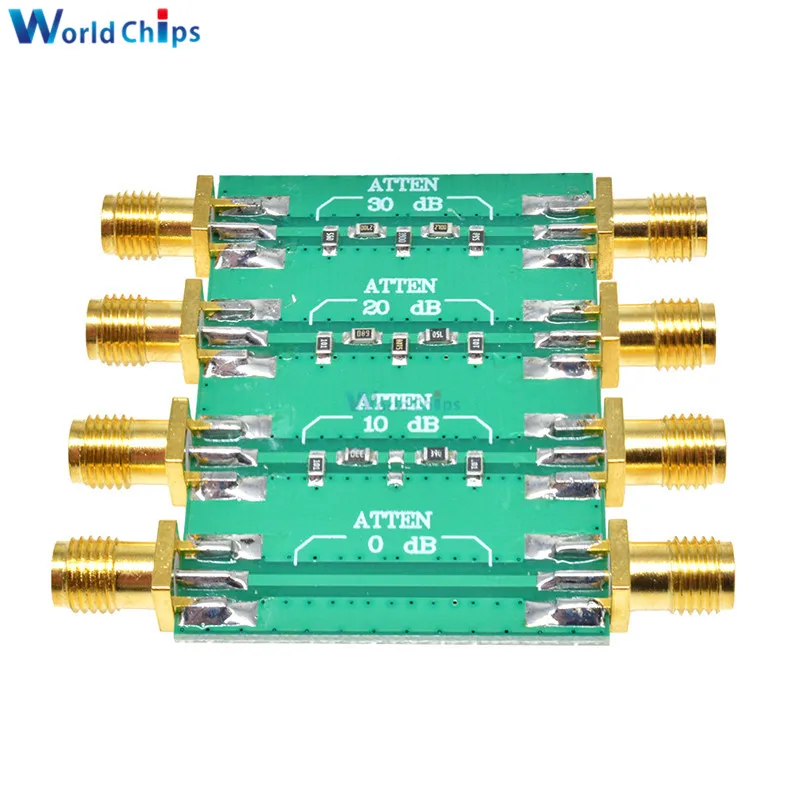 23dBm 200mW DC 4.0GHz RF Fixed Attenuator SMA Double Female Head 0dB 10dB 20dB 30dB | Электронные компоненты и