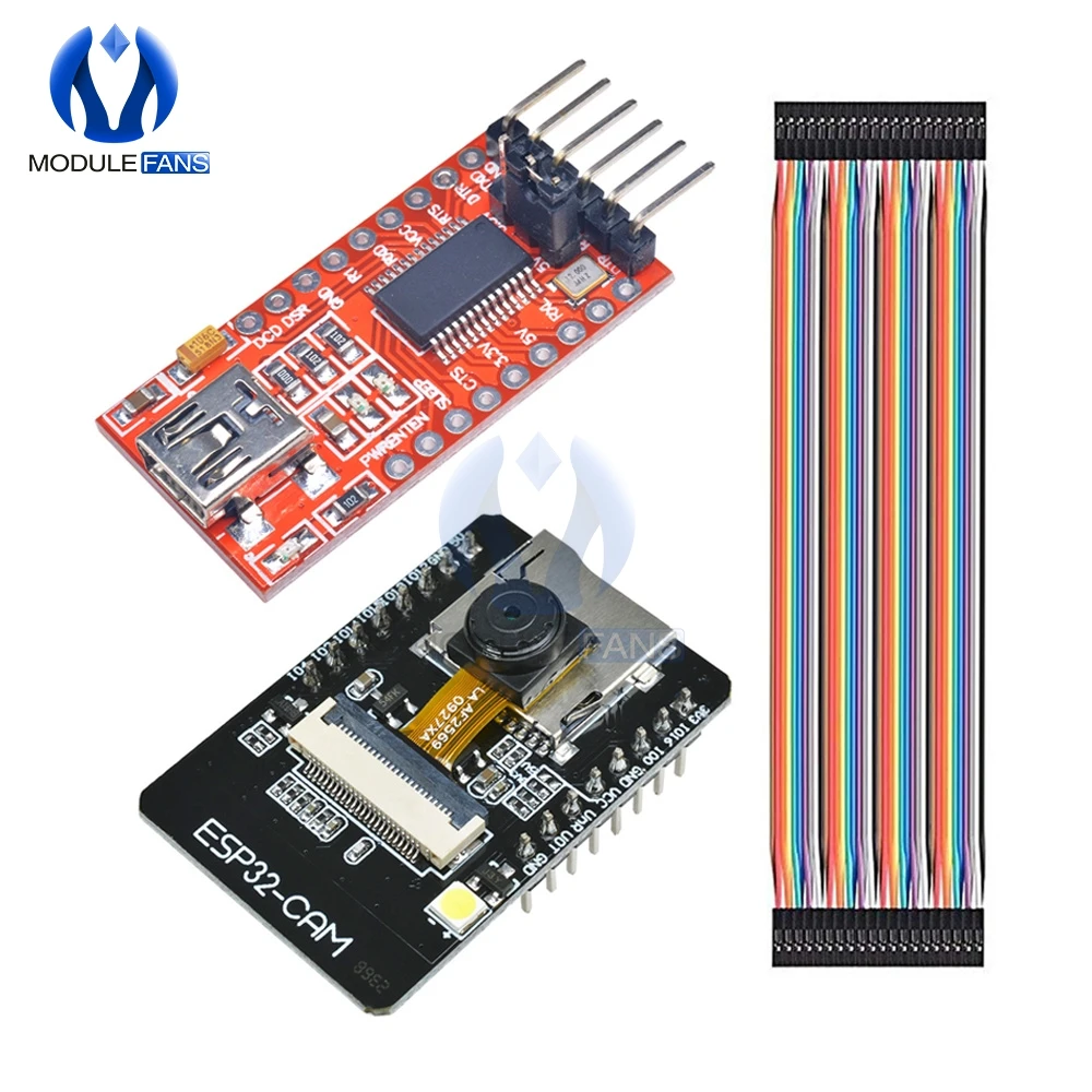 ESP32 CAM Wi Fi OV2640 2MP Камера Bluetooth модуль для Arduino FT232RL FTDI USB к TTL последовательный