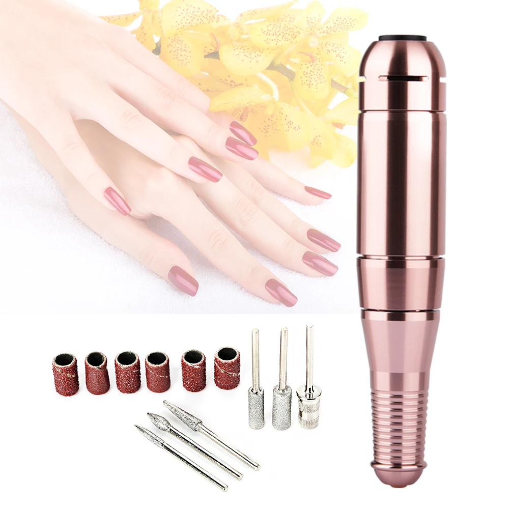 Электрическая дрель для дизайна ногтей пилка педикюра и маникюра 26000 об/мин 15