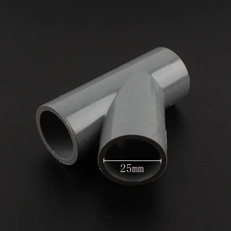 2 шт. 25 мм ПВХ косой тройник соединитель водопроводная труба аксессуар садовое