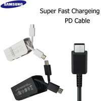 original samsung pd type c cable usb c to usb c cable fast charing ep dg977 for samsung galaxy fold note 10 s10 s20 ultra s9 s8