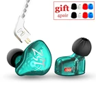 Наушники-вкладыши KZ ZST X гибридные, Hi-Fi, шумоподавление, съемный кабель