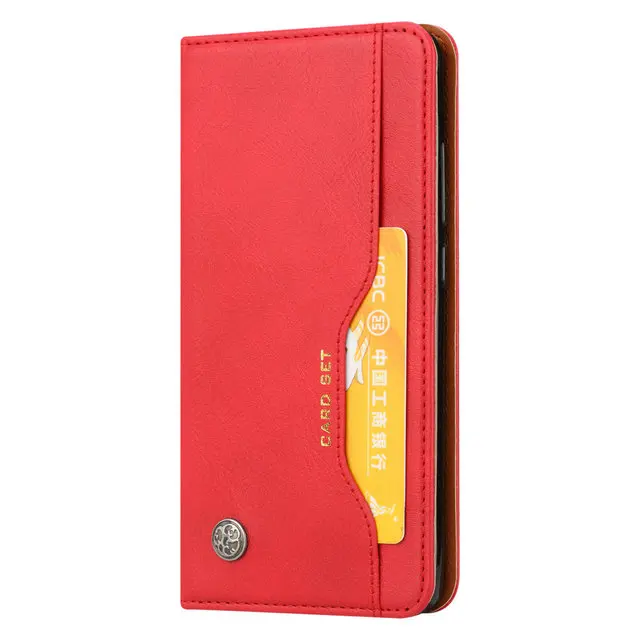 Красный Чехол-книжка mi Max 3 для Funda Xiaomi mi 9 T чехол A3 mi 9 Pro mi 9 T кошелек F1 Xiao mi Red mi Note 7 Чехол Red mi Note 8 Pro K20 mi max3 - Цвет: Красный