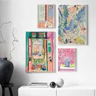 Настенная картина Анри Матисс в стиле ретро, абстрактный пейзаж, настенные постеры и принты в скандинавском стиле для гостиной, домашний декор