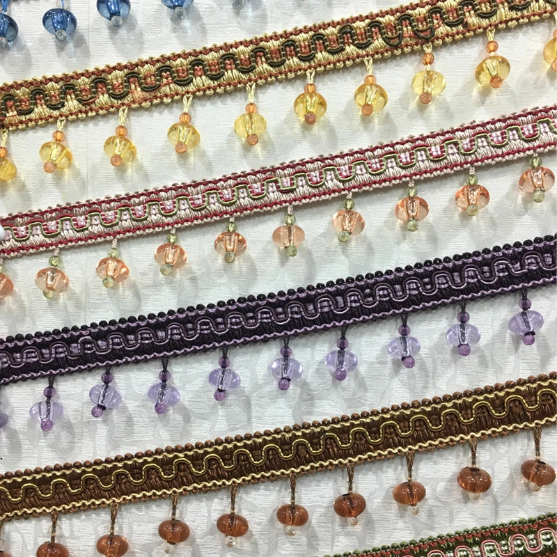 5 м/лот Шторы пряжа и маленьким кружевным Новинка! Фигурные бусины висит шип чашка