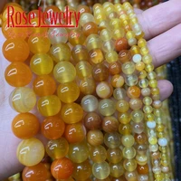 natural stone orange striped onyx agates beads round loose beads 15 strand 4 6 8 10 12mm for jewelry making diy bracelet 15