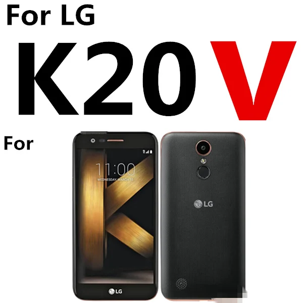 For LG K20 Полностью закаленное стекло для LG G6 Q6 Alpha Q6a Stylus 3 Stylo3 K10 чехол для защиты экрана на K10 LTE K20 Plus K10 чехол - Цвет: For LG K20