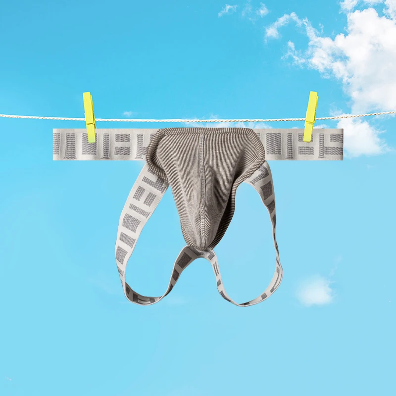 Мужские трусы джоки из хлопка темно-синие танга стринги сексуальное нижнее белье