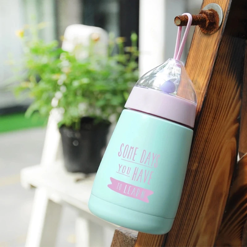 Силиконовый птица Нержавеющая сталь вакуумный термос бутылка для чашки