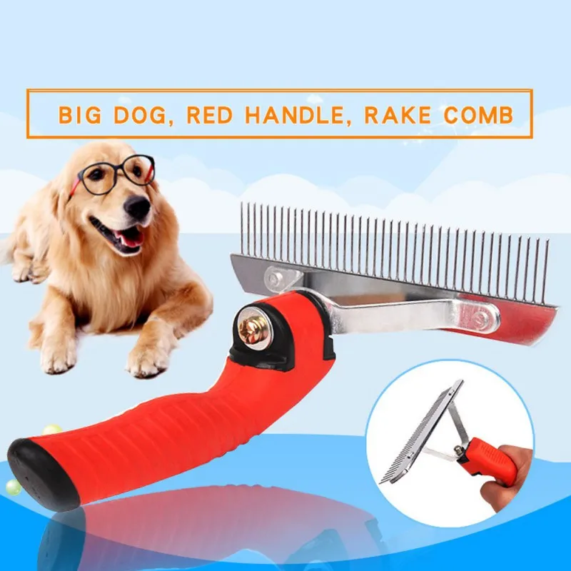 

Professional Comb for Dogs Brush Short Long Hair Fur Shedding Remove Cat Dog Brush Grooming Tools Pet Dog Supplies