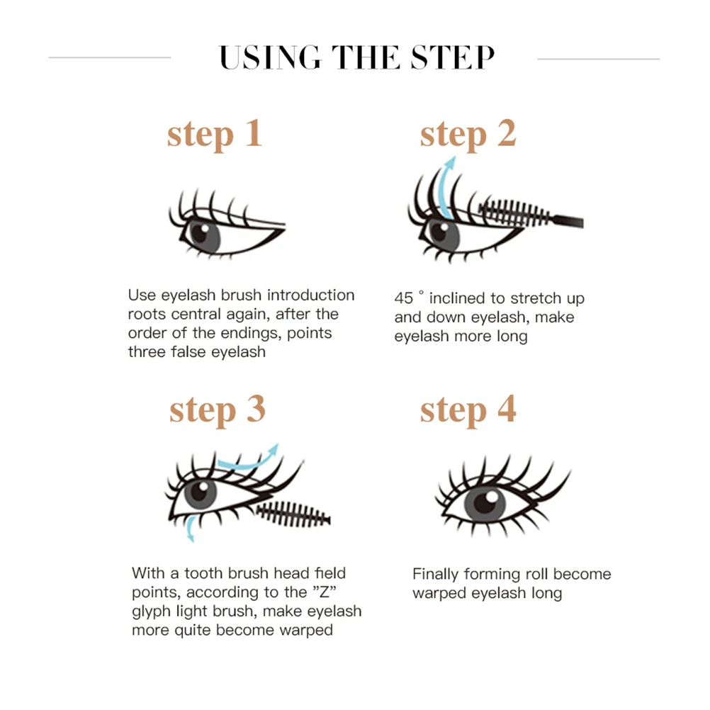 Женская тушь для ресниц Длинная Густая стойкая глаз| |