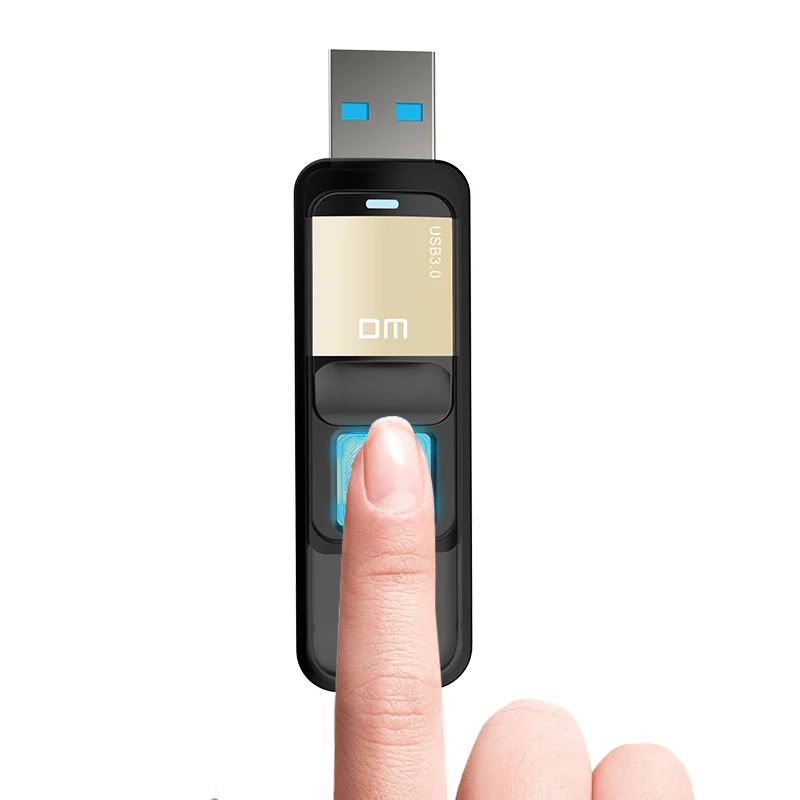 USB флэш-накопитель DM с 128 ГБ 64 32 Usb-флешка шифрованием отпечатков пальцев PD061 usb 3 0